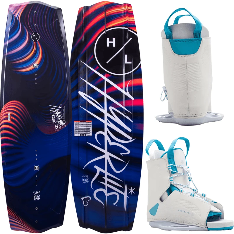 Hyperlite Eden Wakeboard Package W/ Allure Binding - Women's 5 Hyperlite Eden Wakeboard Package W/ Allure Binding - Women's - Image 3