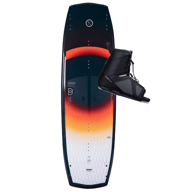 Hyperlite 2023 Baseline + Team OT Bindings Wakeboard Package 4 Hyperlite 2023 Baseline + Team OT Bindings Wakeboard Package - Image 2