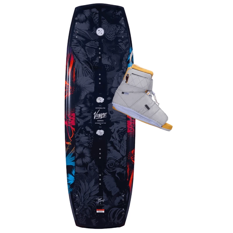 Hyperlite 2023 Venice + Viva Bindings Wakeboard Package - Women's 4 Hyperlite 2023 Venice + Viva Bindings Wakeboard Package - Women's - Image 2